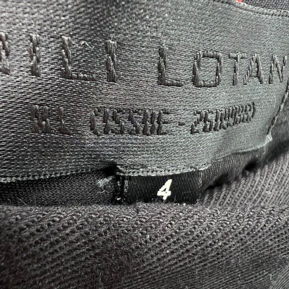 Nili Lotan Arliss Cargo Pant Zippered Cuffs Black Size 4 - Picture 5 of 11